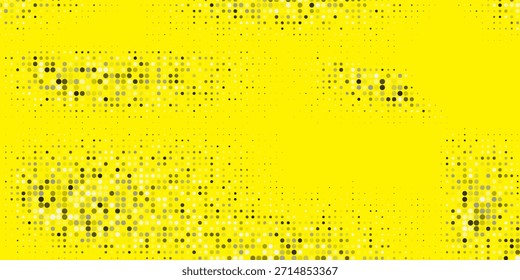 Gelbes Konfetti, nahtloses Muster. Goldener Glitzerpunkt, sich wiederholender Hintergrund. Goldener Polka-Punkt wiederholte Tapete. Feier Weihnachten, Neujahr oder Geburtstagsparty Dekoration. 