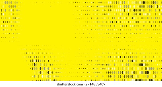 Gelbes Konfetti, nahtloses Muster. Goldener Glitzerpunkt, sich wiederholender Hintergrund. Goldener Polka-Punkt wiederholte Tapete. Feier Weihnachten, Neujahr oder Geburtstagsparty Dekoration. 