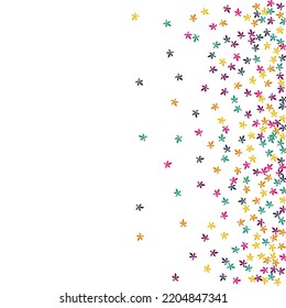 Yellow Confetti Vector White Background. Autumn Foliage Ecology Illustration. Plant Leaf Set. Green Leaf Template.