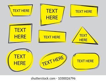 Yellow Construction Banners