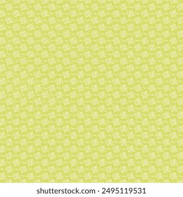 Yellow cotton towel with a pattern consisting of square bumps. Golden wallpaper texture. Curtain design. Abstract vector seamless.