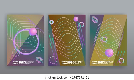 Yellow creative futuristic abstract vector background, dynamic modern yellow page temples set, summer vibes geometric lines and dots design, shiny elegant luxury invitation , flyer or cover 