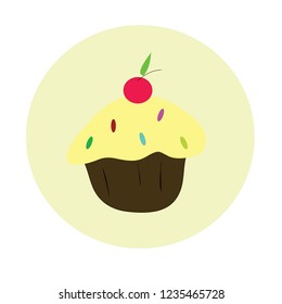 
Yellow Cupcake Sweets