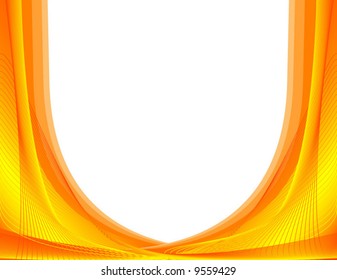 Yellow Curtain Frame