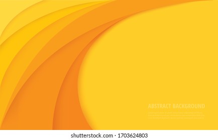 yellow curve background vector illustration EPS10