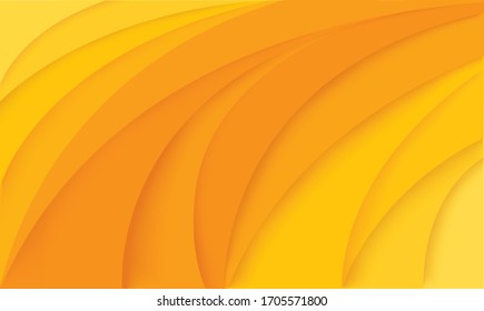 yellow curve background vector illustration EPS10