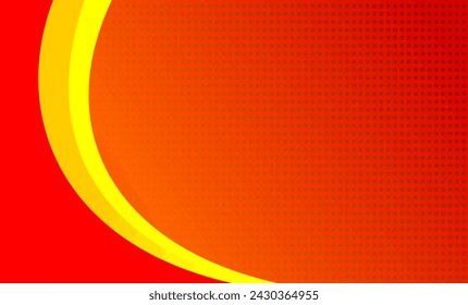Curvas amarillas sobre fondo degradado