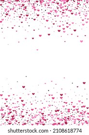 Yellow Cute Circle Background. Pink Explosion Backdrop. Confetti Elegant Illustration. Purple Star Cover. February Frame.