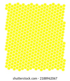 Casilla amarilla de palabras lindas para usar como decoración para posts temáticos infantiles 