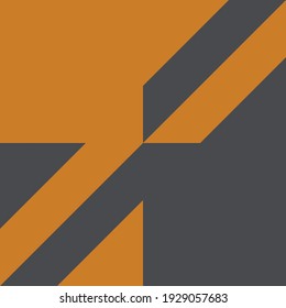 Yellow and dark grey repeat pattern print