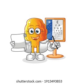 Yellow date illustration. character vector