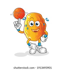 Yellow date illustration. character vector
