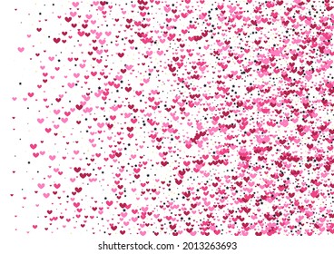 Yellow Decorative Circle Frame. Purple Drop Texture. Heart Valentine Background. Red Star Saint. Splash Illustration.
