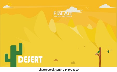  fondo de paisaje del desierto amarillo