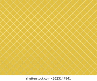 Yellow Diagonal Check Pattern Illustration