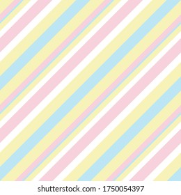 Yellow diagonal striped seamless pattern background suitable for fashion textiles, graphics