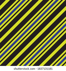 Yellow diagonal striped seamless pattern background suitable for fashion textiles, graphics