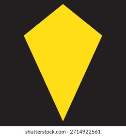 Yellow Diamond with Arrow Icon