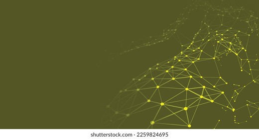 Yellow digital abstract modern background