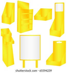 Yellow display panel vector