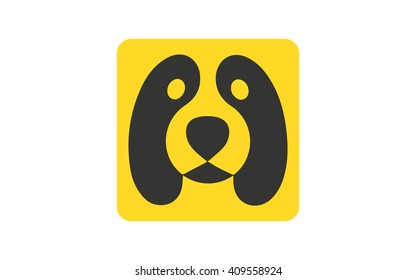 yellow dog icon