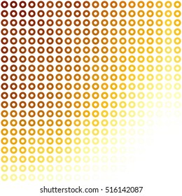 Yellow Donuts Background, Creative Design Templates