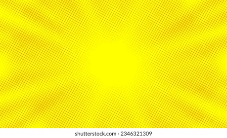 Yellow dot halftone background vector illustration 