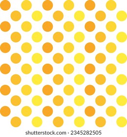 Yellow dot pattern background. Polkadot. Dot background. Seamless pattern. for backdrop, decoration, Gift wrapping