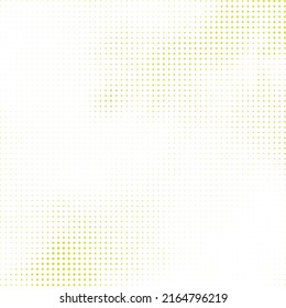 Punto amarillo y fondo abstracto blanco
