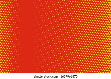Yellow dots in modern style on oramge background.