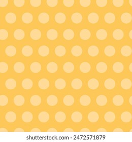 Yellow Dots on Yellow seamless pattern print background