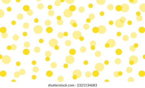 Yellow dots on white background