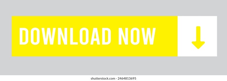 Gelbes herunterladenes Button für Website, Download, Daten, Backups, Updates, Dokumente usw