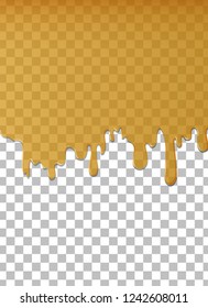 Guión amarillo en la ilustración de fondo transparente