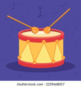 yellow drum instrument musical icon