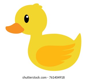 Badeente Rubber Duck Illustration Symbol Stock Vector (Royalty Free ...