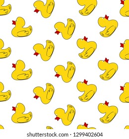 Yellow duck texture