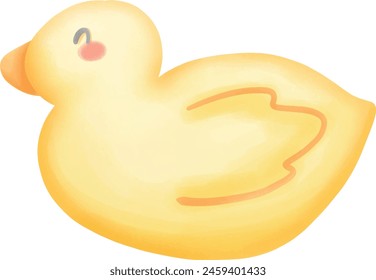 Yellow duck, a toy for children