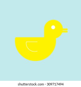 Yellow duck Vector