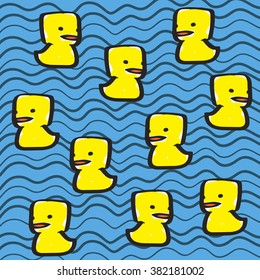 Yellow Duck Vector