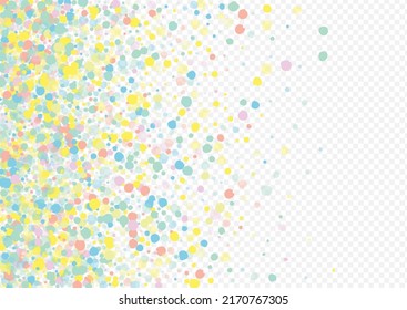 Fondo Transparente Del Polvo Amarillo. Diseño De Punto Volador. Resumen de textura de lluvia. Cartel de la celebración de la Ronda Pastel.