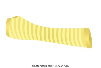 Yellow  elbow fingerless gloves. vector