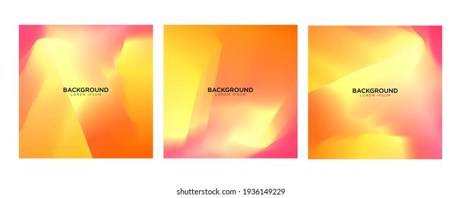 
Yellow Elegant Abstract Background Illustration  
Set Social media Post  Instagram Post  Creative Simple abstract background 