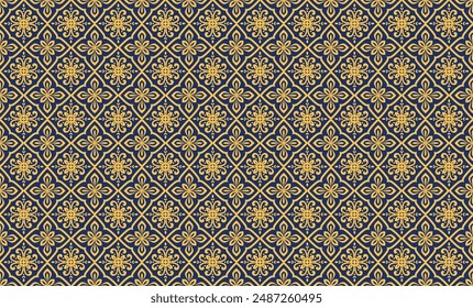 Yellow elegant flower background pattern