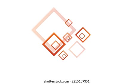 Yellow Element Mosaic Vector Background. Architecture Rectangle Pattern. Orange Web Template. Grey Style Wallpaper.