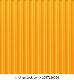 Fondo amarillo con relieve. Fondo de metal realista. Vector.