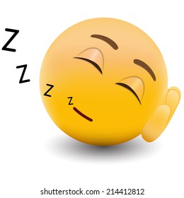 Yellow emoticon cartoon character eps 10 vector