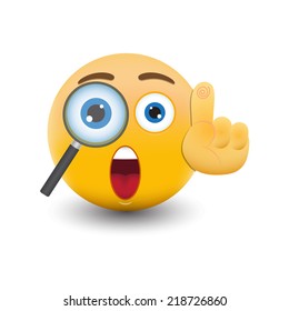 Yellow emoticon cartoon character eps 10 vector