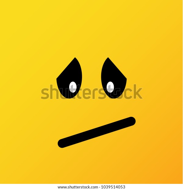 Yellow Emoticons Emojis Vector Illustration Flat Stock Vector Royalty Free