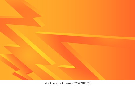 Yellow Energy Electrical Background 